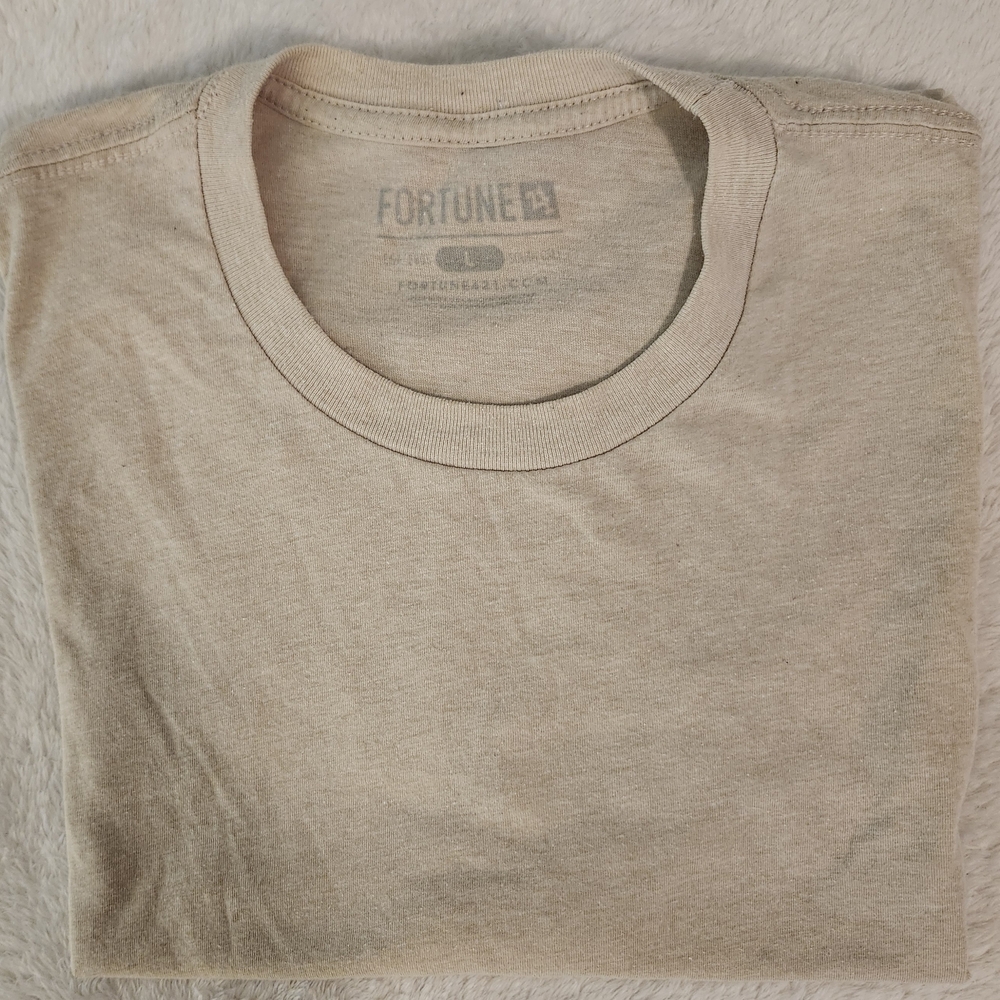 Men's Beige Short Sleeve Tee